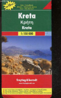 Kreta, Crête, Kriti - Echelle 1 : 150000 - Edition Multilingue - Carte Routiere + De Loisirs - Road And Leisure Map - Ca - Maps/Atlas
