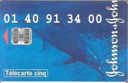 CARTE-PRIVEE-5U-Gn261-09/96-SC7-JOHNSON & JOHNSON-Série DN° Etroit Rge C69166943-4U-TBE - 5 Unità