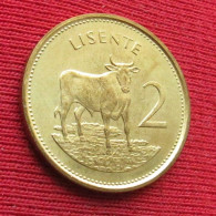 Lesotho 2 Lisente 1992 KM# 55 NON - MAGNETIC Lt 363 *VT Lesoto - Lesotho