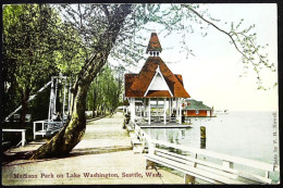 ► Cpa SEATTLE  Madison Park Lake Washington 1910s    WA - Seattle