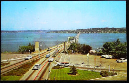 ► Cpa Pont Flottant SEATTLE  Floating Bridge Lake Cars 1950s     WA - Seattle