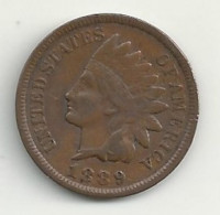 USA - One Cent - 1889 - TB/ TTB - 1859-1909: Indian Head