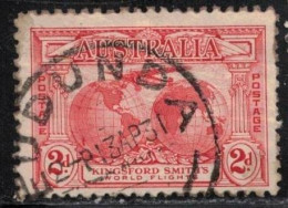 AUSTRALIA Scott # 111 Used - Kingsford Smith's World Flight - Used Stamps