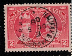 CANADA Scott # 98 Used - KEVII & Queen Mary - Halifax & Yarmouth Railway Cancel - Used Stamps