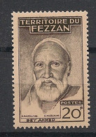 FEZZAN - 1951 - N°Yv. 65 - Bey Ahmed 20f Brun - Neuf Luxe ** / MNH / Postfrisch - Nuevos