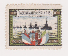 Vignette Militaire Delandre - Base Navale De Brindisi - Vignettes Militaires