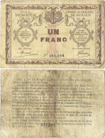 France - BILLET - Chambre De Commerce De ROUEN - UN FRANC - 1920 - JP.110.03 - 15-264 - Bonds & Basic Needs