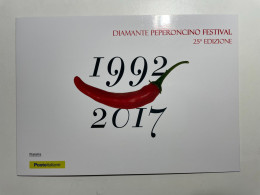 2017 Folder Filatelico Diamante Peperoncino Festival - Folder