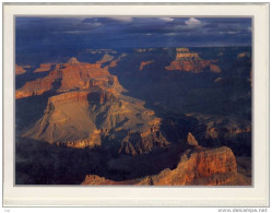 GRAND CANYON - Morning Light On The Rocks,  From Powell Memorial - Parques Nacionales USA