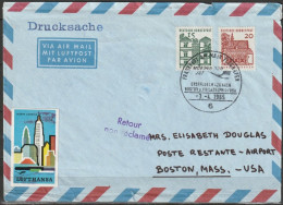 BRD Flugpost /Erstflug Boeing 720B  LH 420 Frankfurt - Boston 3.4.1965 Ankunftstempel 3.4.65 (FP 268 ) - Premiers Vols