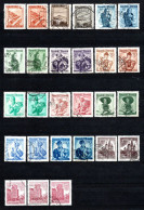 Autriche 1945 à 1957 27 Timbres Avec Variété De Couleurs B/TB  1 €  (cote ?  27 Valeurs) - Plaatfouten & Curiosa