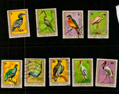 Burundi Oiseau /Birds COB830-838 - Used Stamps