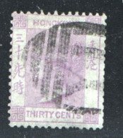 Victoria 30 Cents Crown CC Watermark SG 16 Used In  Yokohama, Japan SG Z40 - Usati