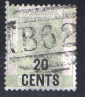 Victoria 20 Cents And Characteer Surcharges On 30 Cents SG 48 - Gebraucht