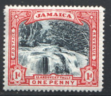 Llandovery Falls 1d. Black And Red  SG 32 MM * - Jamaica (...-1961)