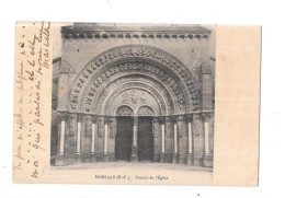 MORLAAS - 64 - Portail De L'Eglise - BX8/SON - - Morlaas