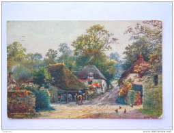 Torquay Cockington Forge Painting Published By Salmon Used 1947 - Torquay