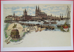 GERMANY DEUTSCHLAND KOLN COLN AM RHEIN CATHEDRAL KART POSTKARTE POSTCARD ANSICHTSKARTE PHOTO CARTE POSTALE CARD PC CP AK - Coswig