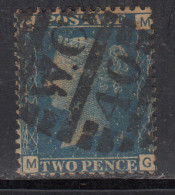 2d Blue Perf, Clear Cancellation Postmark, Great Britian QV Used, 1858> - Usati