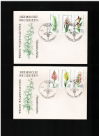 Ddr -germania Est - 1976 Fdc HEIMISCHE ORCHIDEEN - 1971-1980