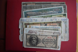 Banknotes Greece Lot Of  11  Banknotes  Poor/Fine - Grèce