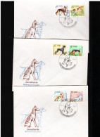 Ddr -germania Est - 1976 Fdc Cani Di Razza - 1971-1980