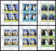 Falkland Island 2010 MNH 6v Lt Blk, Colour Guide, Breeding Penguins, Birds, Antarctica - Pingouins & Manchots