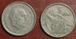 SPAGNA  1957  5 PESETAS - 5 Pesetas