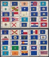 UNITED STATES 1203-1252,unused,flags,no Gum - Unused Stamps