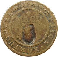 ANGOLA 1/2 MACUTA 1770 SELTEN #t108 0163 - Angola