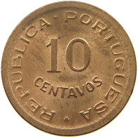 ANGOLA 10 CENTAVOS 1949  #s052 0141 - Angola