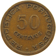 ANGOLA 50 CENTAVOS 1953  #c081 0445 - Angola
