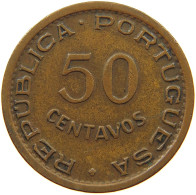 ANGOLA 50 CENTAVOS 1953  #c083 0479 - Angola