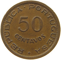 ANGOLA 50 CENTAVOS 1958  #a093 0473 - Angola