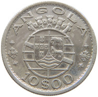 ANGOLA 10 ESCUDOS 1955  #a082 0343 - Angola