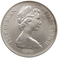 ISLE OF MAN CROWN 1977 Elizabeth II. (1952-2022) CHURCHILL #tm7 0483 - Isle Of Man