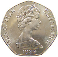 ISLE OF MAN 50 PENCE 1983 TT  #t091 0295 - Isle Of Man