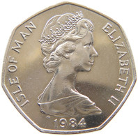 ISLE OF MAN 50 PENCE 1984 TT  #t091 0289 - Isle Of Man