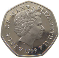 ISLE OF MAN 50 PENCE 1999  #t005 0071 - Île De  Man