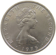 ISLE OF MAN 10 NEW PENCE 1975 Elizabeth II. (1952-2022) #s070 0255 - Île De  Man