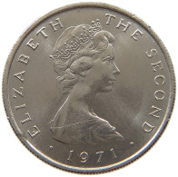 ISLE OF MAN 5 NEW PENCE 1971 Elizabeth II. (1952-2022) #s070 0409 - Île De  Man