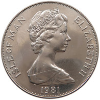 ISLE OF MAN CROWN 1981 Elizabeth II. (1952-2022) #s023 0459 - Isle Of Man