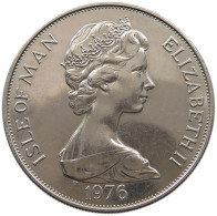 ISLE OF MAN CROWN 1976 Elizabeth II. (1952-2022) #c035 0145 - Isle Of Man