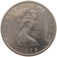 ISLE OF MAN 10 PENCE 1978 Elizabeth II. (1952-2022) #c042 0271 - Isle Of Man