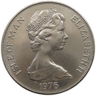 ISLE OF MAN CROWN 1976 Elizabeth II. (1952-2022) #c028 0217 - Eiland Man