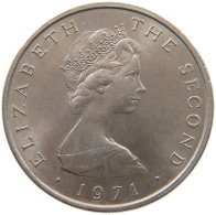 ISLE OF MAN 10 PENCE 1971 Elizabeth II. (1952-2022) #c013 0381 - Eiland Man