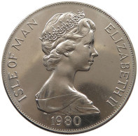 ISLE OF MAN CROWN 1980 Elizabeth II. (1952-2022) #c005 0125 - Eiland Man