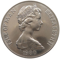 ISLE OF MAN CROWN 1980 Elizabeth II. (1952-2022) #c005 0109 - Eiland Man