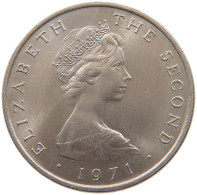 ISLE OF MAN 10 PENCE 1971 Elizabeth II. (1952-2022) #c005 0047 - Eiland Man