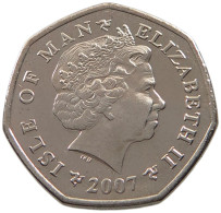 ISLE OF MAN 50 PENCE 2007 MILNER'S TOWER #alb038 0567 - Isle Of Man